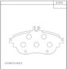 ASIMCO KD7054 Brake Pad Set, disc brake